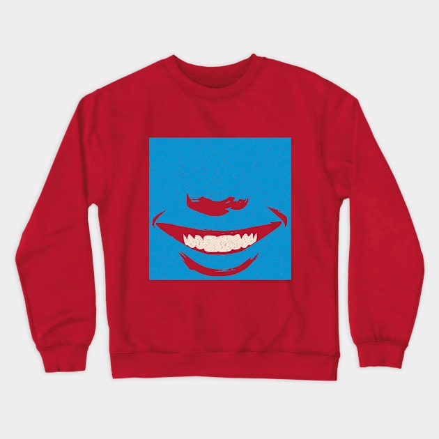 Smiling Torso Face (Color) Crewneck Sweatshirt by JSnipe